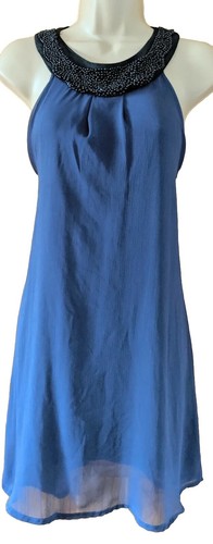 Perline abito blu navy - perline,