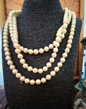Collana perle vintage anni - perle,