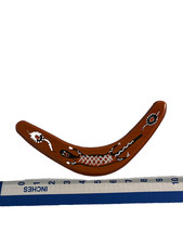 Boomerang legno dipinto a mano
