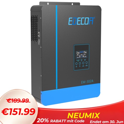Inverter ibrido edecoa 24v - inverter,