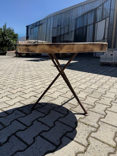 Tavolino tre piedi ovale - tavolino,