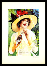 MIMMO ROTELLA -  SERI-DECOLLAGE-  cm. 70 x 50 RITRATTO CON COCA COLA