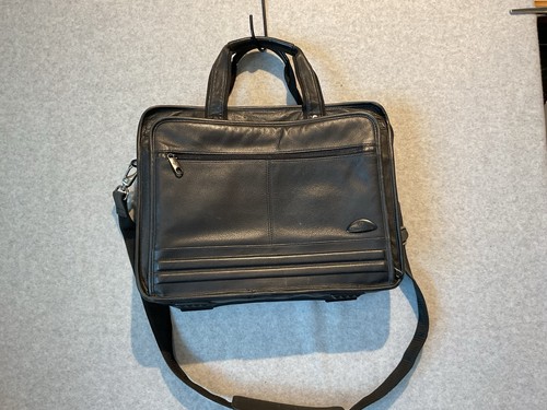 Borsa samsonite pelle nera - borsa,