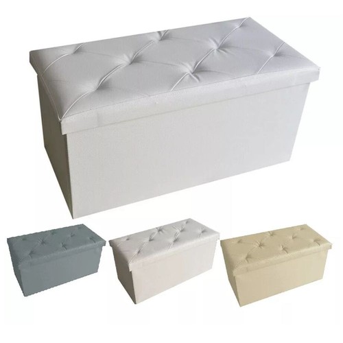 Puff pouf contenitore ecopelle - pouf,