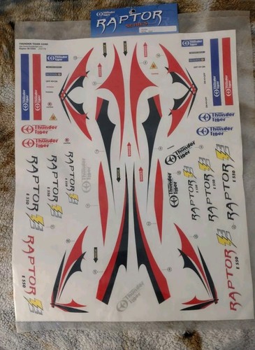 Set decalcomanie raptor e550 - decalcomanie,
