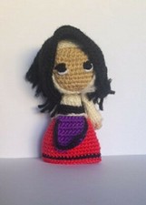 Costume tradizionale sardo  Bambola da collezione amigurumi guspini arbus