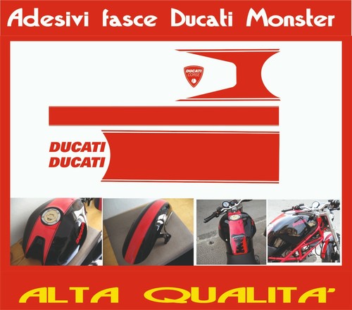 Kit adesivi fasce ducati - adesivi,