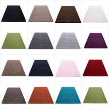 Tappeto pelo alto tinta unita