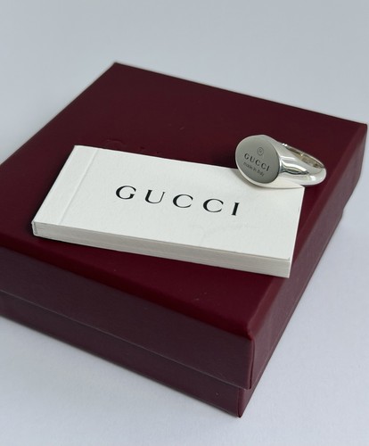 Anello gucci trademark - anello, ovale