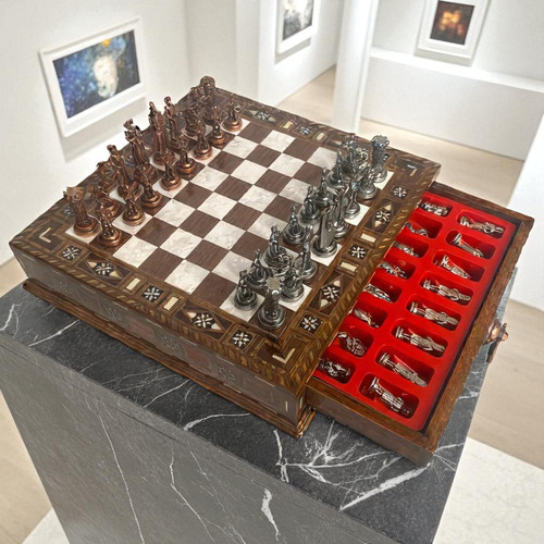 Antico set scacchi - , a