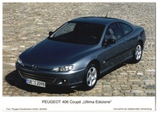 Fotografia Auto Peugeot 406 Coupe Ultima Edizione, foto di fabbrica 
