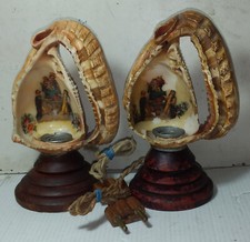 ANTICA COPPIA DI LUMI DA COMO