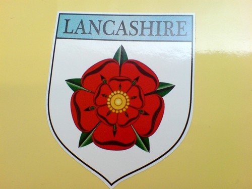 Adesivo lancashire county - lancashire,
