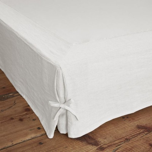 Cache sommier 180x200 lin - sommier, cm