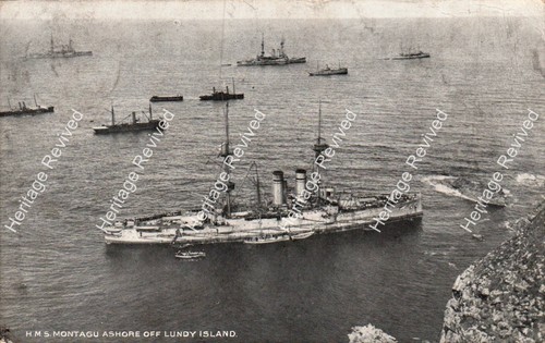 Antique lundy island hms - island,