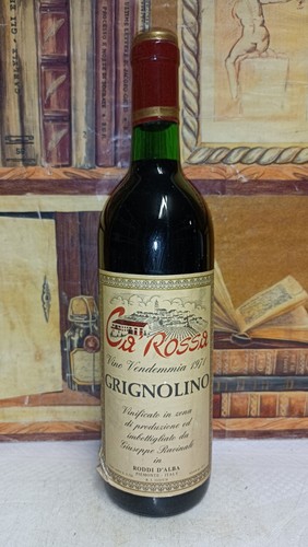 Vino 1971 grignolino cà rossa - 1971,
