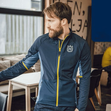 Giacca pile ibrida remota Husqvarna Motorcycles taglia XL blu