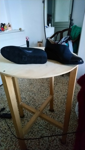Scarpe decollete con zeppa n - zeppa,,