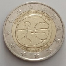 Moneta 2 euro repubblica francese 1999-2009