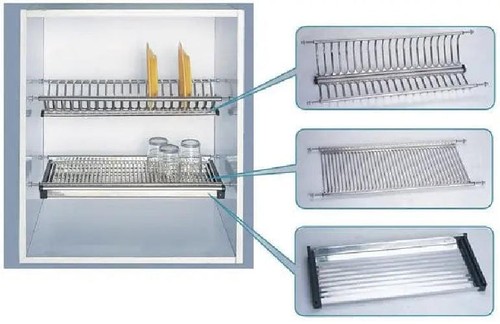 Scolapiatti acciaio inox