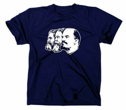 Shirt marx engels lenin ddr - lenin,