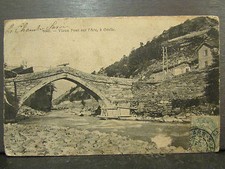 cpa 73 vieux pont sur l'arc a