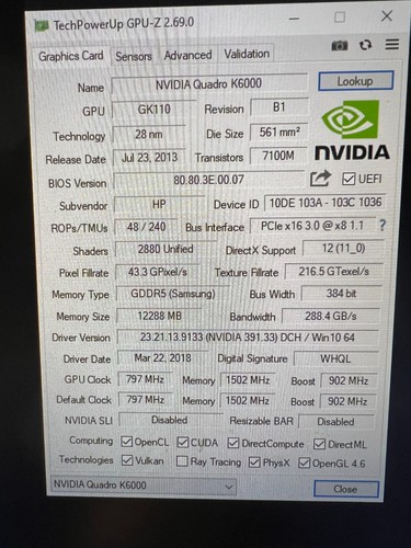 Nvidia quadro k6000 - quadro, 12
