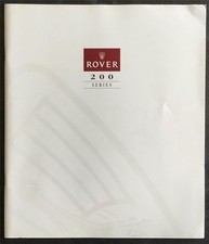 Brochure vendita auto ROVER 200 SERIE LF 1993 #4373 214Si/SLi/GSi 216GTi Cabriolet