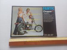 Fantic Motor 125 Chopper - 50 Chopper 1973 depliant TEDESCO originale
