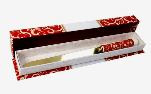 Coltello torta acciaio color - coltello,