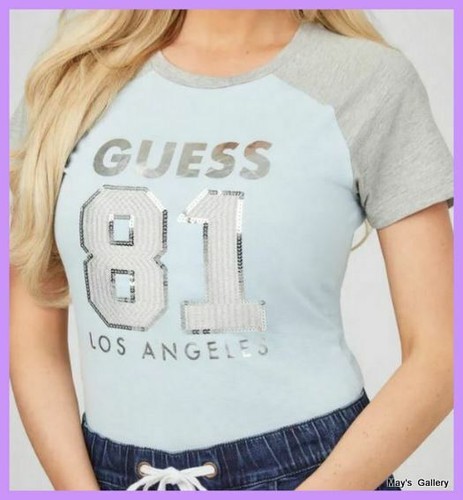 Guess graphic logo sequin - graphic,
