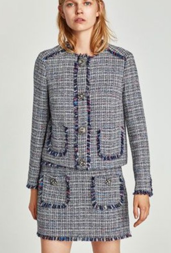 Zara tweed boucle coord - tweed,