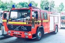 Truck photo Volvo FL6 Fire department vehicle United Kingdom red EBC-ANGUS #a4xm