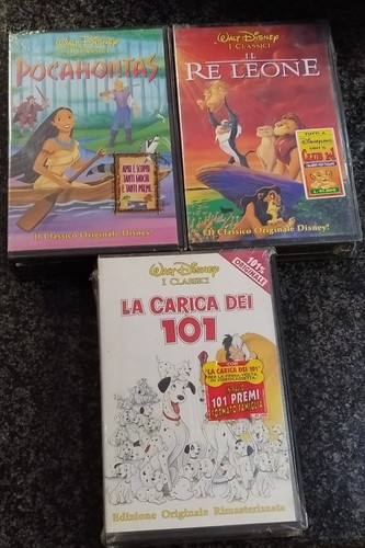 Lotto vhs disney originali - lotto, 3