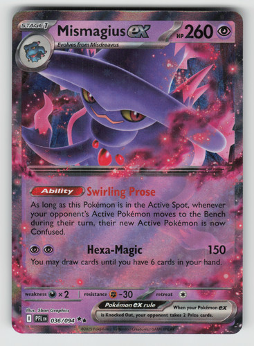 Mismagius pokemon fiamme - ex,
