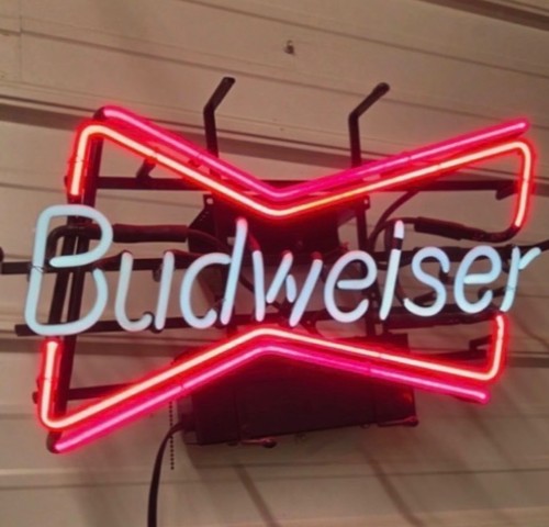 Insegna vintage budweiser - ​insegna,