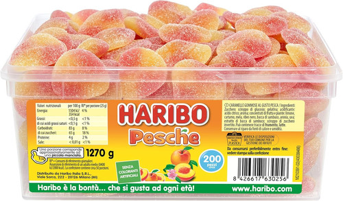 Pesche caramelle gommose - caramelle,