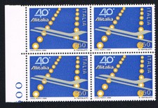 ITALIA 1 QUARTINA ALITALIA G