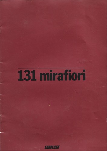 Brochure fiat 131 - fiat,