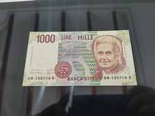 Banconota Mille 1000 Lire