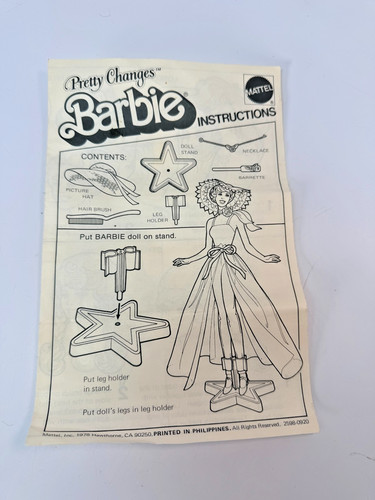 Scatola bambola barbie pretty - scatola,