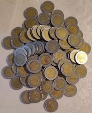 200 X Pezzi Monete 10 THB Thai