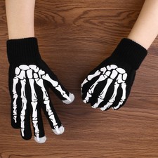  Guanti Teschio Halloween Con
