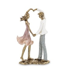 Coppia statuina scultura