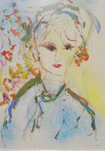 Ernesto treccani raro olio su - raro,