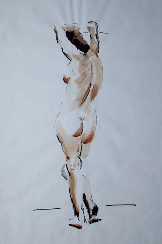 Nudo donna colorato - nudo, di