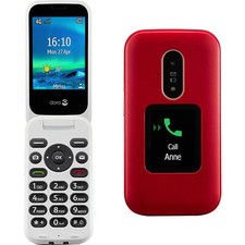 BNIB Doro 6880 4G/LTE Red