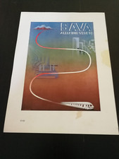 1941 SAVA ALLUMINIO VENETO ILLUSTRATORE GINO KRAYER METAFISIC ANNI 40 VINTAGE AD