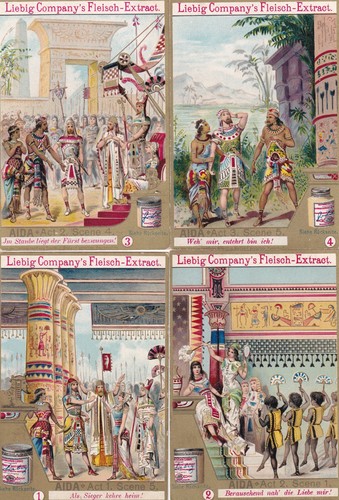 Liebig s315 cards - 6, "aida"