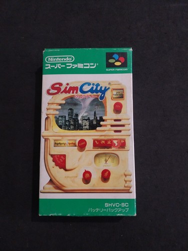 Sim city nintendo - nintendo, super